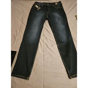 Silver Jeans Womens 29 XL Dark Blue High Rise Stretch 29x29 Infinite Fit